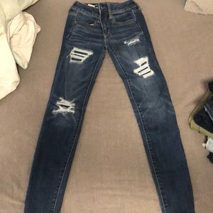 American Eagle ripped jegging